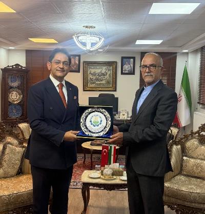 Erzurum Ticaret Borsası Yönetim Kurulu Başkanı İran Başkonsolosunu ziyaret etti