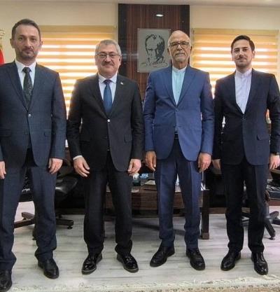 İran İslam Cumhuriyeti Erzurum Başkonsolosu  Erzurum İl Müftüsünü Ziyeret Etti